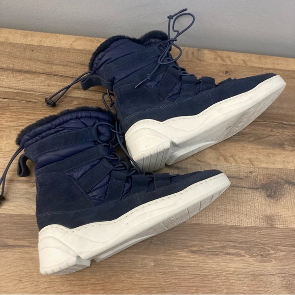 J/Slides Womens Jordy Suede Faux Fur Lined Winter & Snow Boots Women’s - Picture 7 of 9